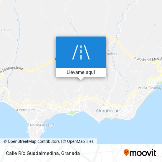 Mapa Calle Río Guadalmedina
