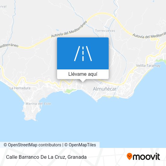 Mapa Calle Barranco De La Cruz