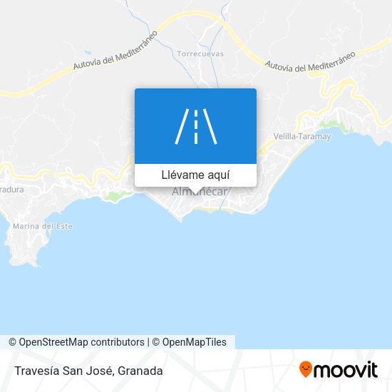 Mapa Travesía San José