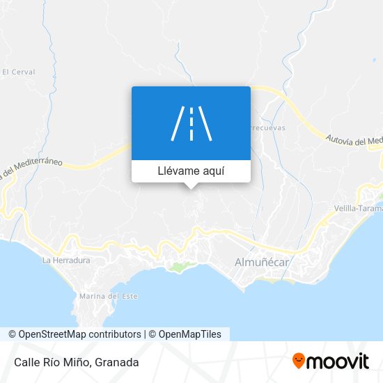 Mapa Calle Río Miño
