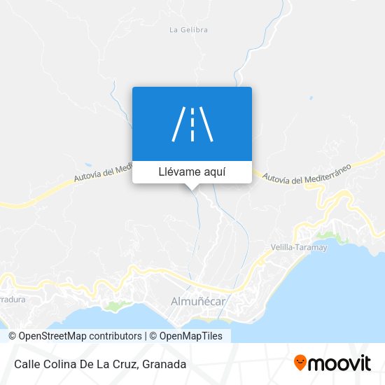 Mapa Calle Colina De La Cruz