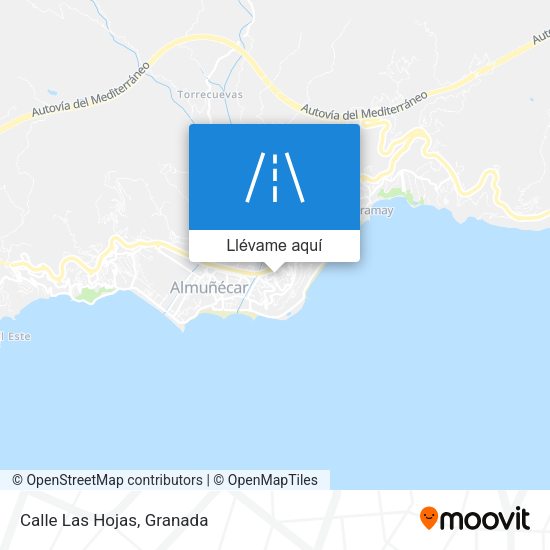 Mapa Calle Las Hojas