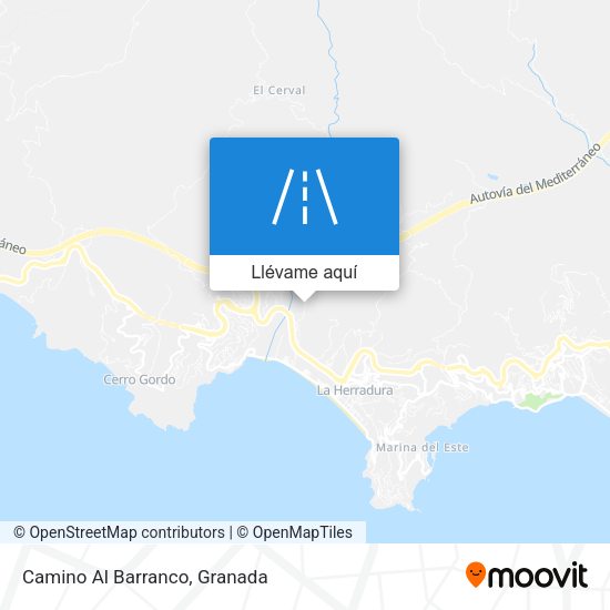 Mapa Camino Al Barranco