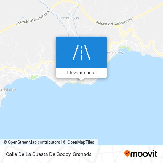 Mapa Calle De La Cuesta De Godoy