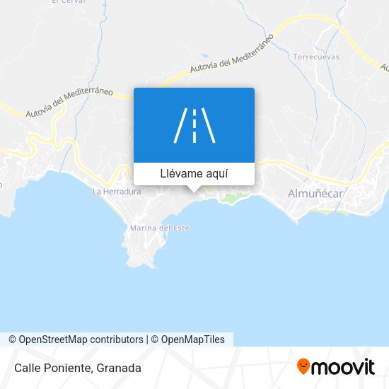 Mapa Calle Poniente