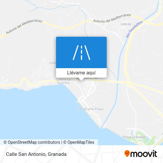 Mapa Calle San Antonio