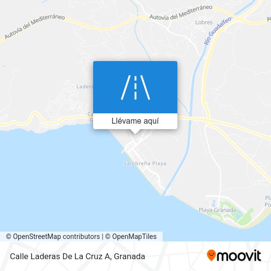 Mapa Calle Laderas De La Cruz A