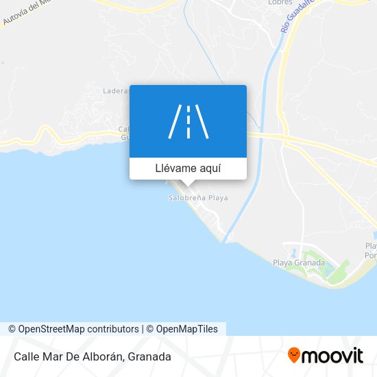 Mapa Calle Mar De Alborán