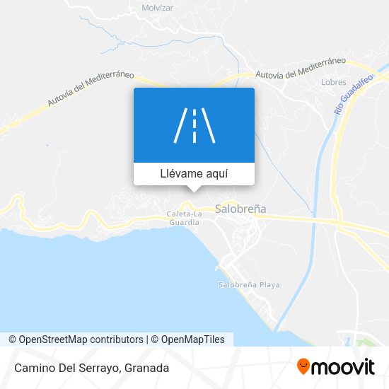 Mapa Camino Del Serrayo
