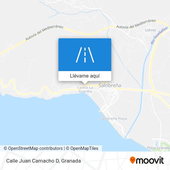 Mapa Calle Juan Camacho D