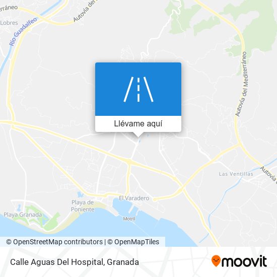 Mapa Calle Aguas Del Hospital