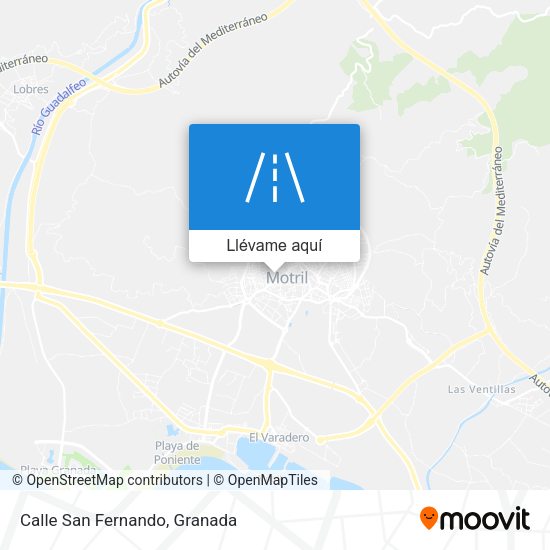 Mapa Calle San Fernando