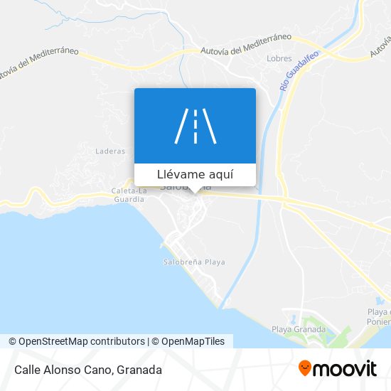 Mapa Calle Alonso Cano