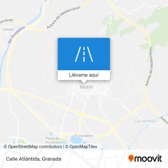 Mapa Calle Atlántida