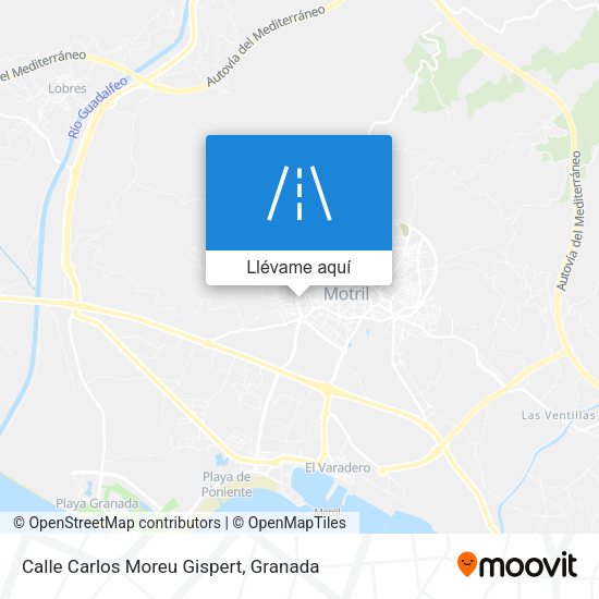 Mapa Calle Carlos Moreu Gispert