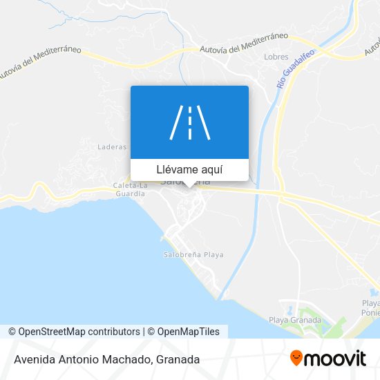 Mapa Avenida Antonio Machado