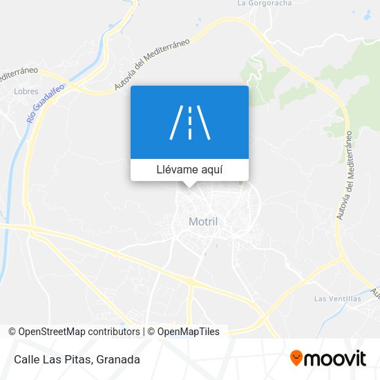 Mapa Calle Las Pitas