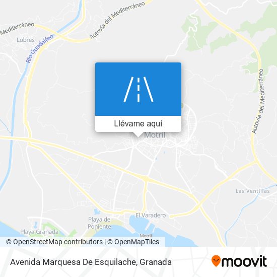 Mapa Avenida Marquesa De Esquilache