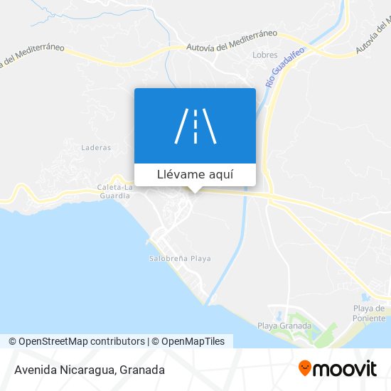 Mapa Avenida Nicaragua