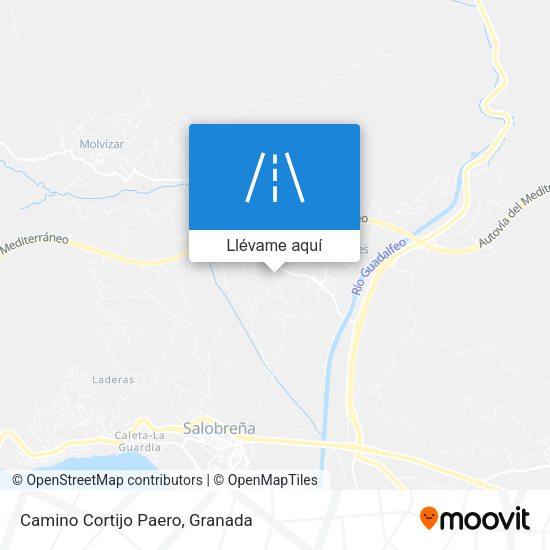 Mapa Camino Cortijo Paero