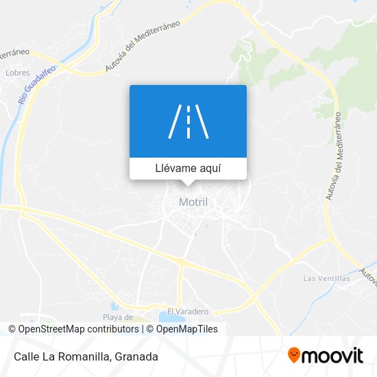 Mapa Calle La Romanilla