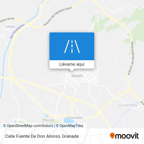 Mapa Calle Fuente De Don Alonso