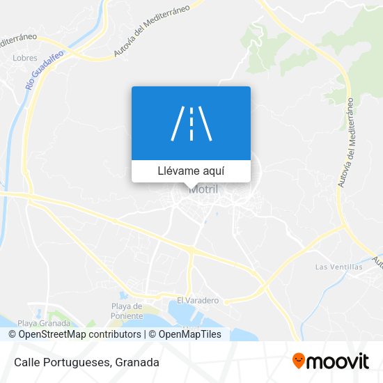 Mapa Calle Portugueses