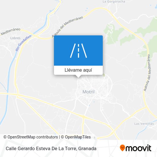 Mapa Calle Gerardo Esteva De La Torre