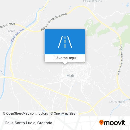 Mapa Calle Santa Lucia