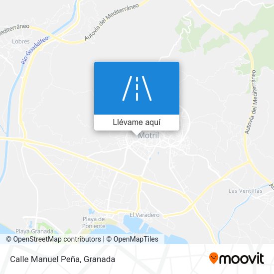 Mapa Calle Manuel Peña