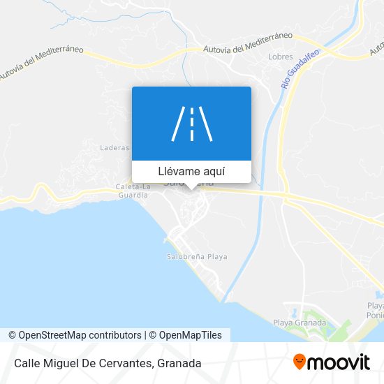 Mapa Calle Miguel De Cervantes