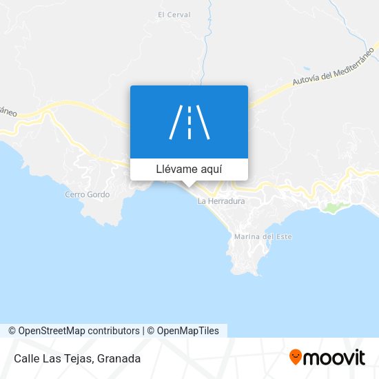 Mapa Calle Las Tejas