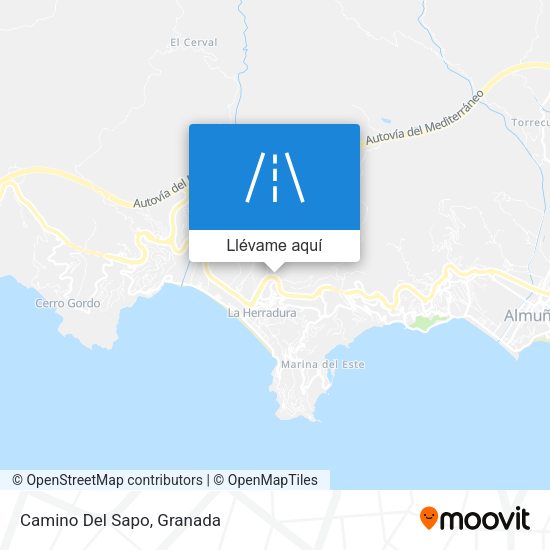 Mapa Camino Del Sapo