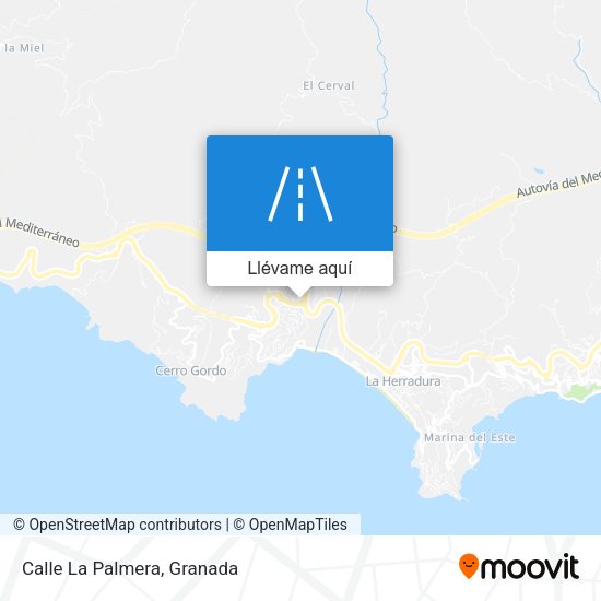 Mapa Calle La Palmera