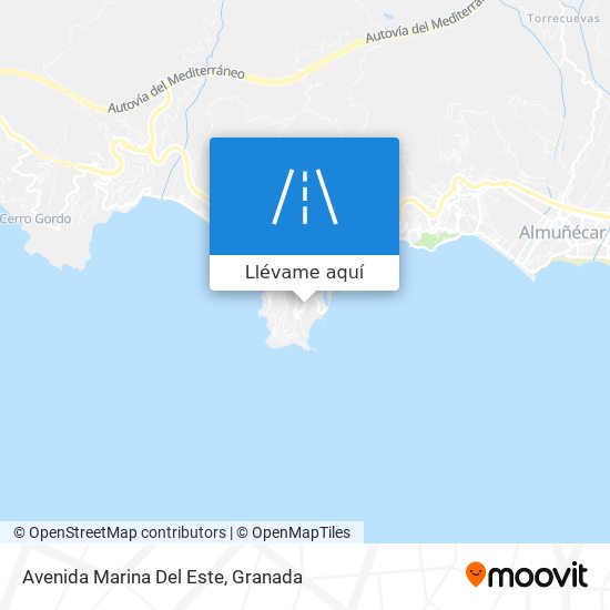 Mapa Avenida Marina Del Este