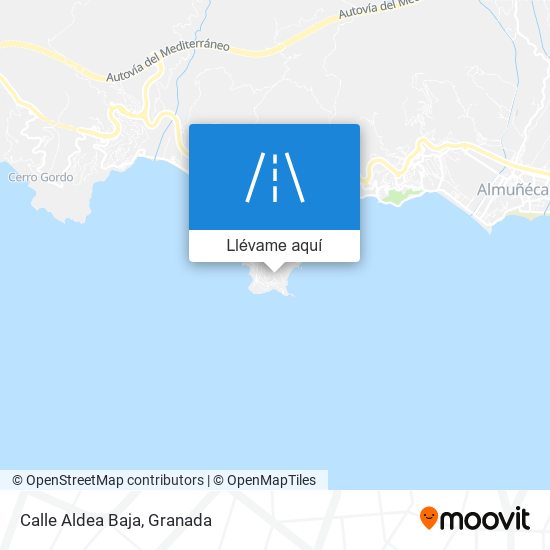 Mapa Calle Aldea Baja