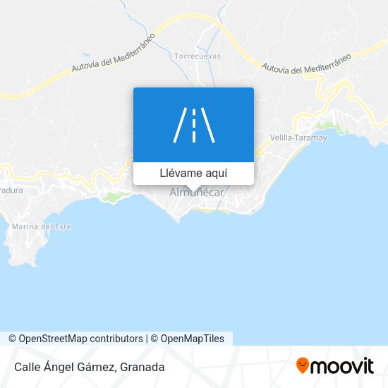 Mapa Calle Ángel Gámez