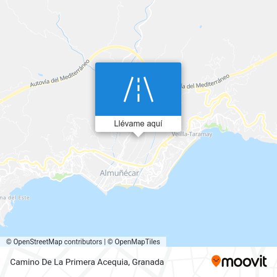Mapa Camino De La Primera Acequia