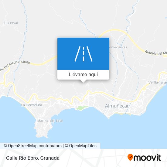 Mapa Calle Río Ebro