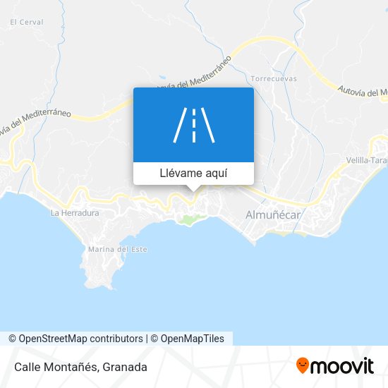 Mapa Calle Montañés