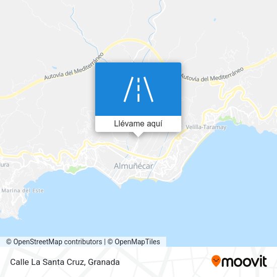 Mapa Calle La Santa Cruz