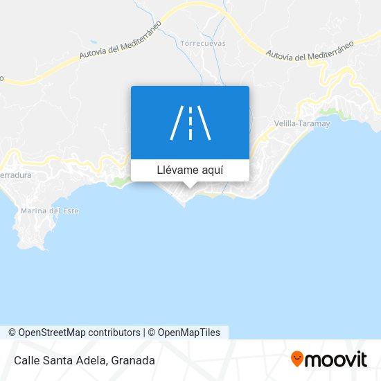 Mapa Calle Santa Adela