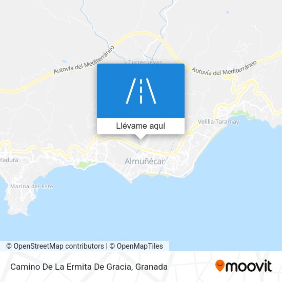 Mapa Camino De La Ermita De Gracia