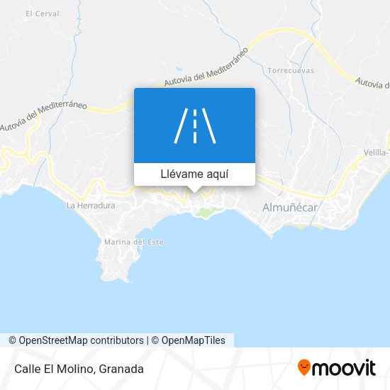 Mapa Calle El Molino