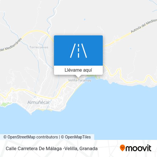 Mapa Calle Carretera De Málaga -Velilla