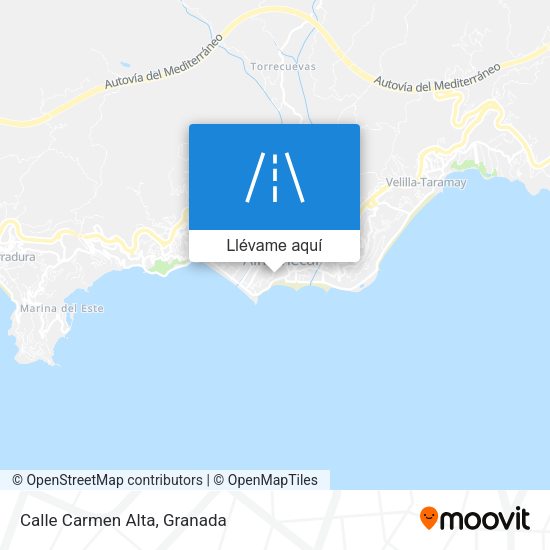 Mapa Calle Carmen Alta