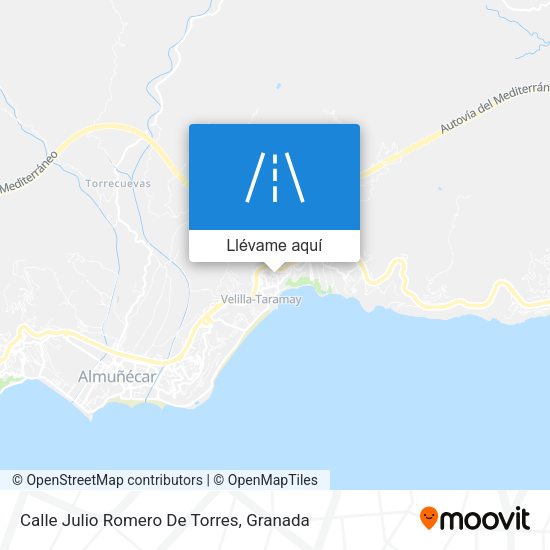 Mapa Calle Julio Romero De Torres