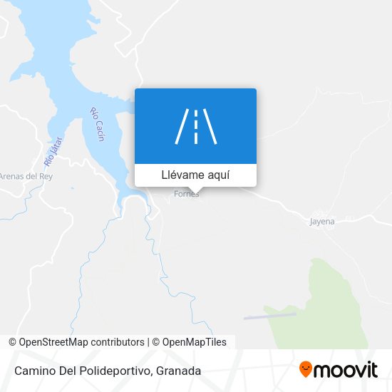 Mapa Camino Del Polideportivo
