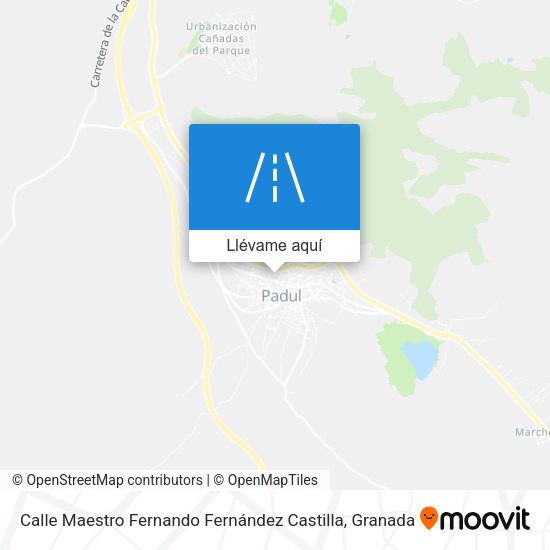 Mapa Calle Maestro Fernando Fernández Castilla