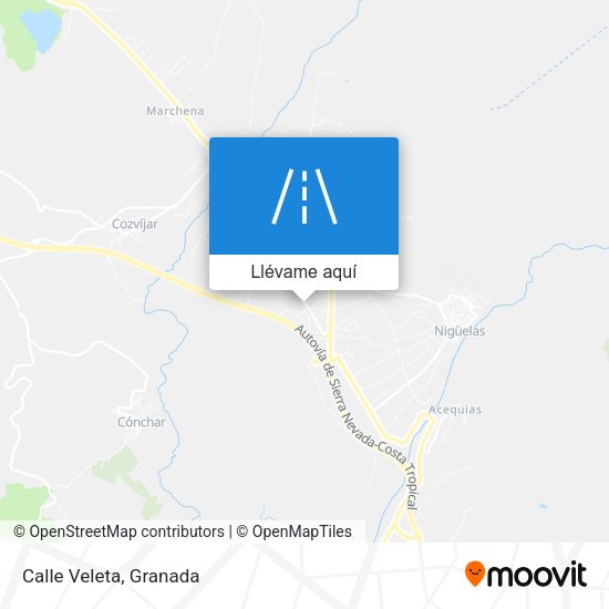 Mapa Calle Veleta
